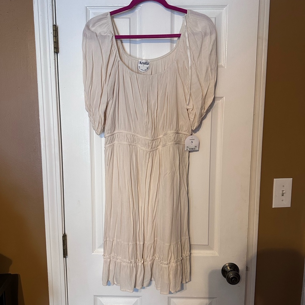Aratta Cream Midi Dress